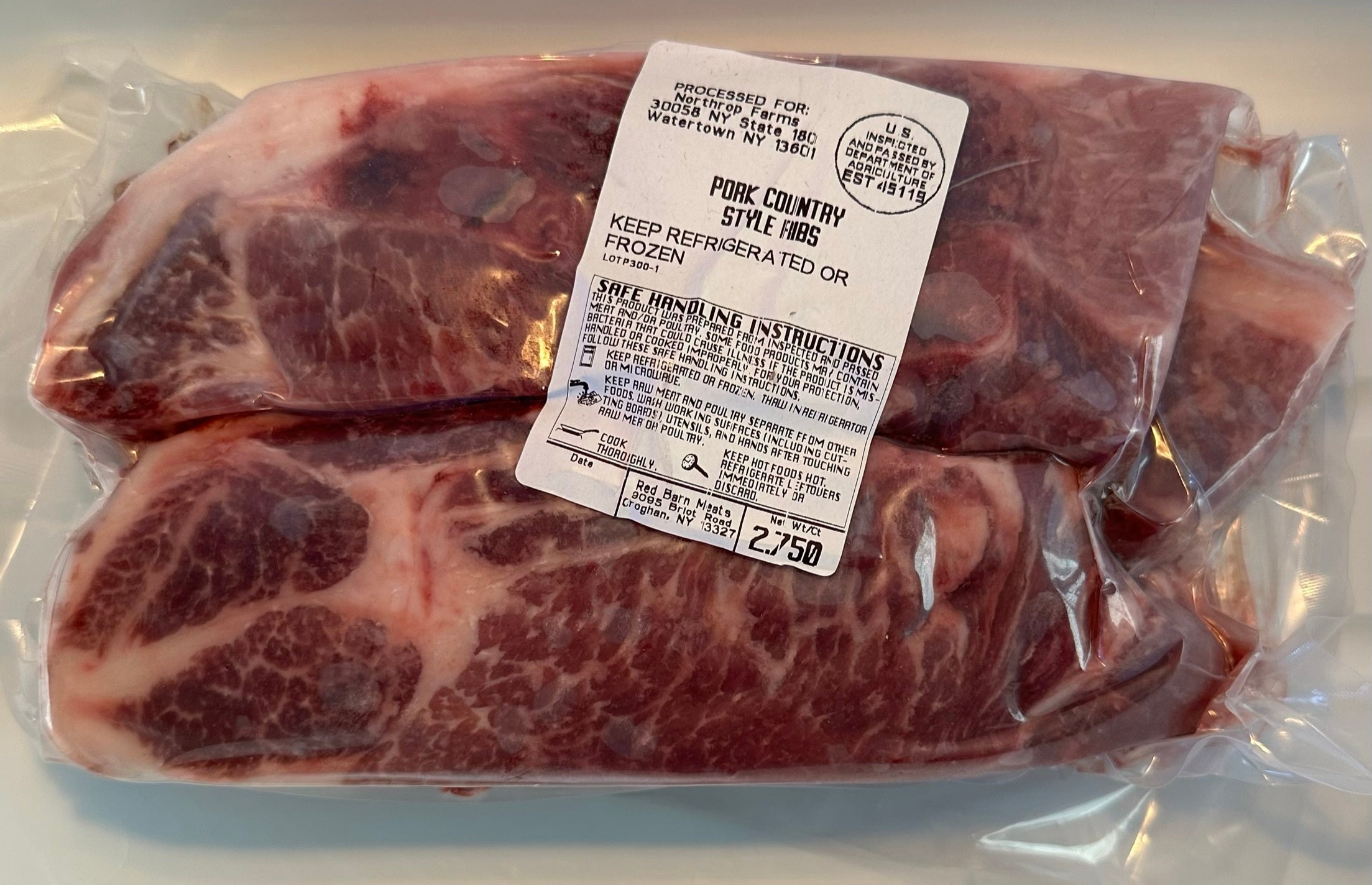 Country Style Ribs Northrop Farms